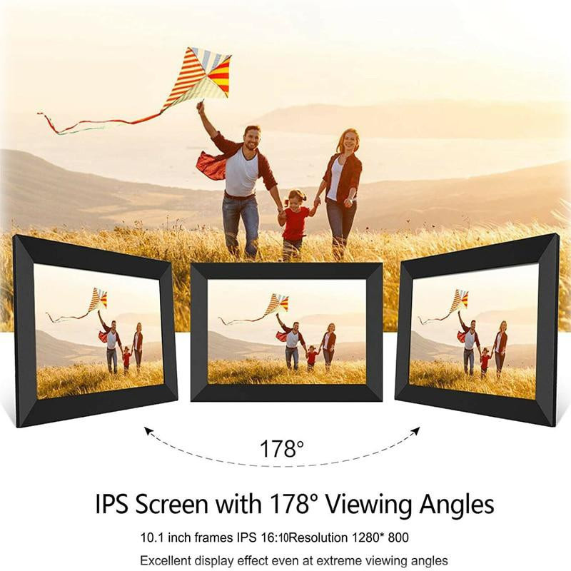 WiFi Frameo Digitaler Bilderrahmen 10,1 Zoll mit 1280x800 IPS HD Touchscreen und 32GB/64GB Speicher - Bild 6