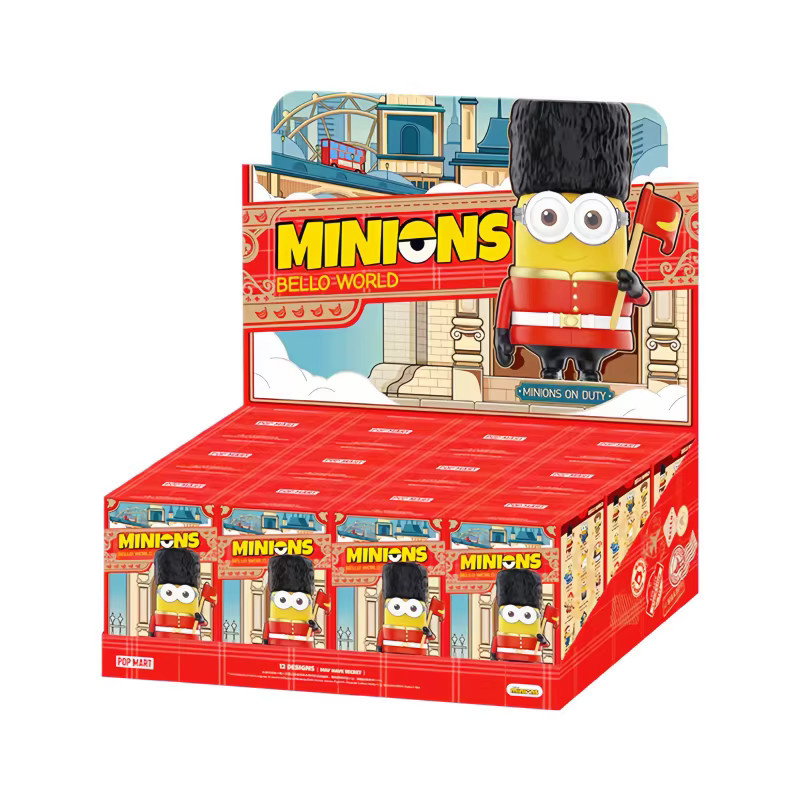 Popmart Minion World Tour Serie Blindboxen Multicolor Schreibtisch-Figuren und Spielzeug - Bild 3