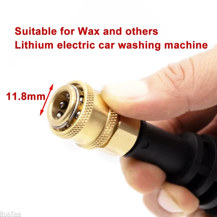 Worx Ersatz-Verlängerungsstangenadapter für Hydroshot Hochdruckreiniger mit Schnellanschluss, Schwarz, Länge: 15 cm - Bild 3