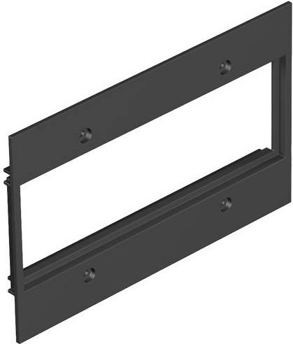 OBO Bettermann Abdeckplatte T12L P17S 9011 in Schwarz - Bild 1