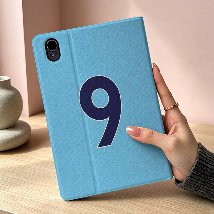 Luxuriöse Tablet-Hülle mit Fußballnummern für Huawei MatePad MediaPad MagicPad Honor Pad 10 9 8 X10 X9 X8 X8a Pro in Blau - Bild 2