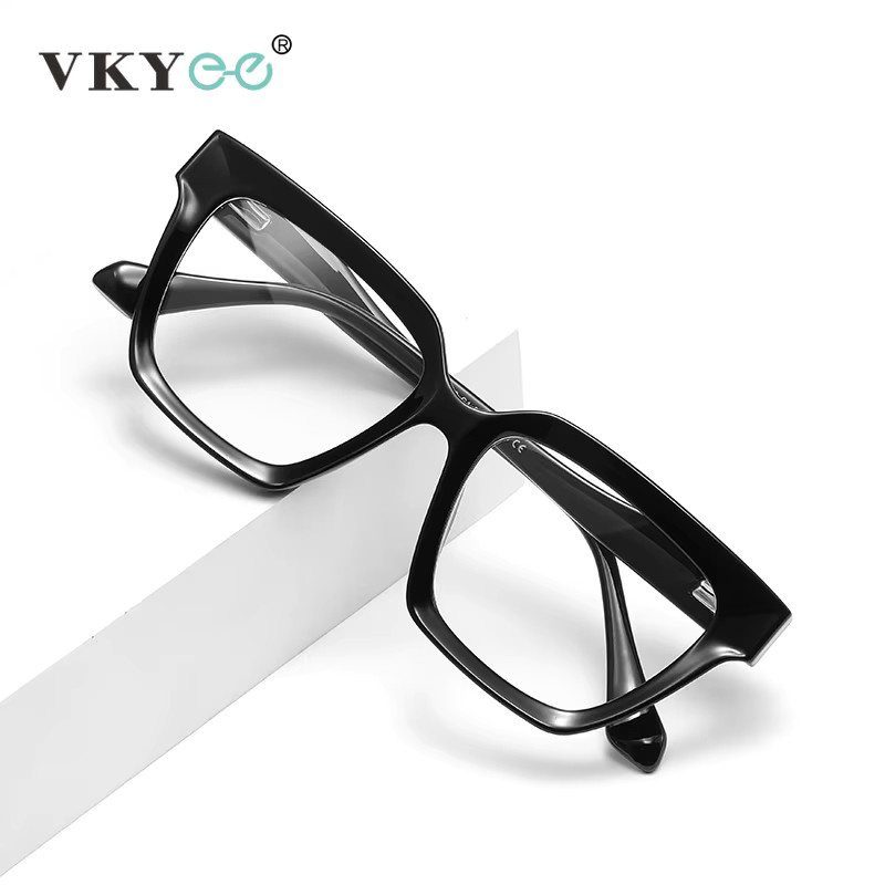 VICKY Mode LS083 Lesebrille, Geometrisch, Vollrand, Schwarz, Unisex - Bild 2
