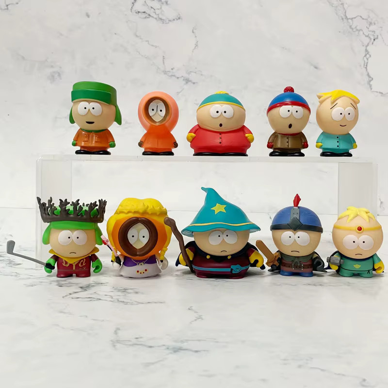 5er-Set South Park Anime Figuren Bandai Multicolor Kenny McCormick Stan Marsh und weitere Charaktere aus Der Stick der Wahrheit - Bild 2