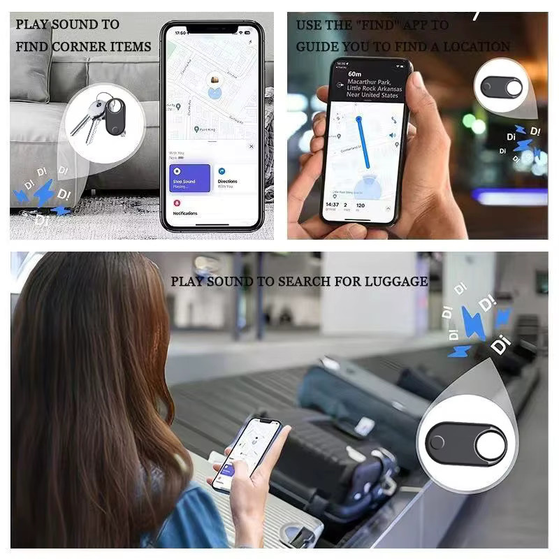 Peocke Bluetooth GPS-Tracker Smart Tag Ortungsgerät in Schwarz für Android und Google Find My Device kompatibel - Bild 6