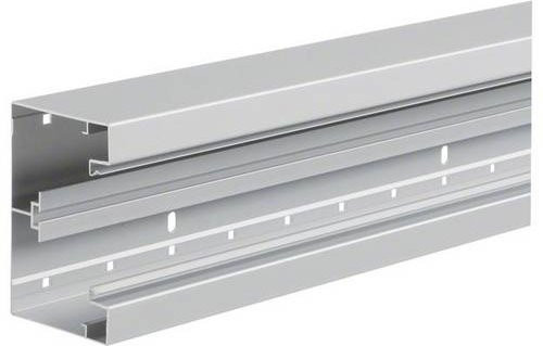 Hager Brüstungskanal Unterteil BRA851301ELN aus Aluminium in Silber, Länge: 200 cm, Breite: 13 cm - Bild 1