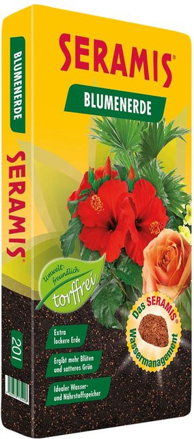 Seramis Torffreie Blumenerde für Grün- und Blühpflanzen 20 l - Bild 1