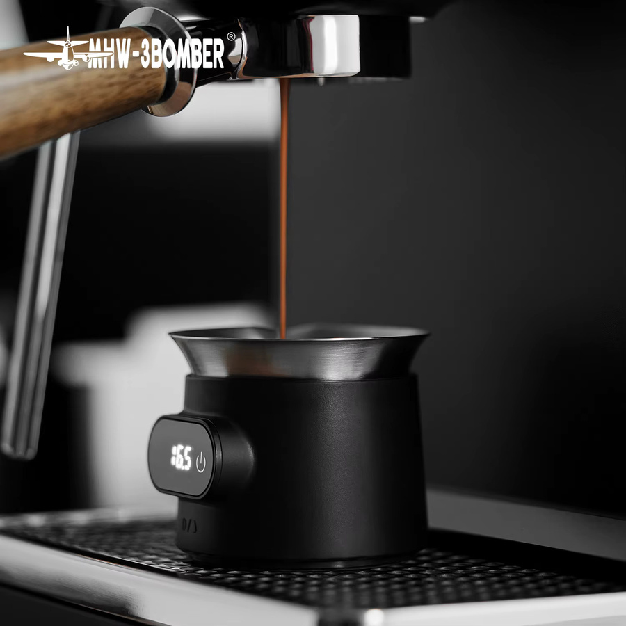 MHW-3BOMBER ESP Espressowaage Schwarz – Hochpräzise digitale Kaffeewaage mit LED-Display, 200 g Kapazität und 0,1 g Genauigkeit - Bild 2