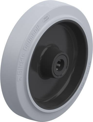 Blickle Kunststoff-Rad POEV 200/20R-SG in Grau und Schwarz mit 200 mm Durchmesser und 500 kg Tragfähigkeit - Bild 1
