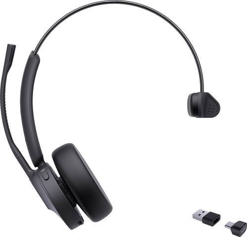 Yealink BH 70 Mono UC On-Ear Headset mit Bluetooth und USB-C/A in Schwarz - Bild 1