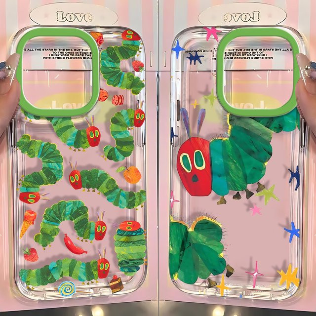 Caterpilla Handyhülle für iPhone 11 bis iPhone 17 Pro Max transparent - Bild 1