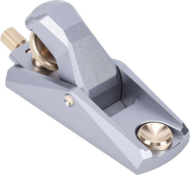 Koogeelife Niedrigwinkel-Hobel 33 Grad für Holzbearbeitung und Miniaturmodelle in Silber Gray - Bild 1