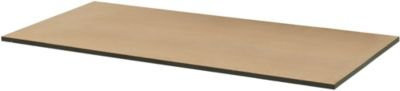 Ablageboden für Arbeitstisch von RAU aus Kunststoff in Beige, B: 100 cm, T: 100 cm - Bild 1