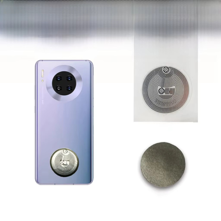 Guang Hongrun CUID-Tag Gen2 13,56 MHz RFID Wet Inlay NFC Anti-Metall-Aufkleber in Silber, UID wiederbeschreibbar für Android und MCT Copy Clone - Bild 1