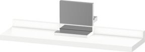 Duravit Spiegel-Ablage Sivida in Weiß Matt mit Chrom-Details, B/T/H: 45 x 65 x 3,6 cm - Bild 1