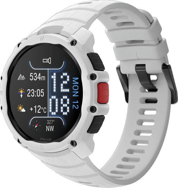 Polar Street X Smartwatch in Weiß mit Sleep Tracking, Gehäusegröße 45 mm - Bild 1