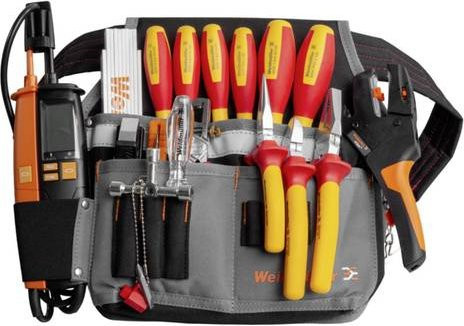 Weidmüller WZTE XXL Werkzeugtasche unbestückt, grau, B/H/T: 28,0 x 30,0 x 6,0 cm - Bild 1