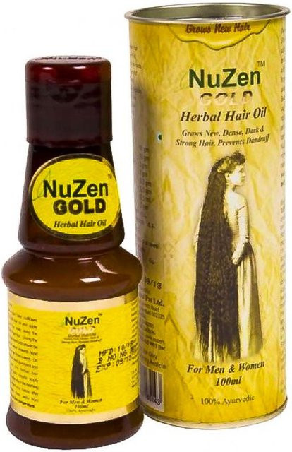 NuZen Gold Kräuter-Haaröl, 100 ml - Bild 1