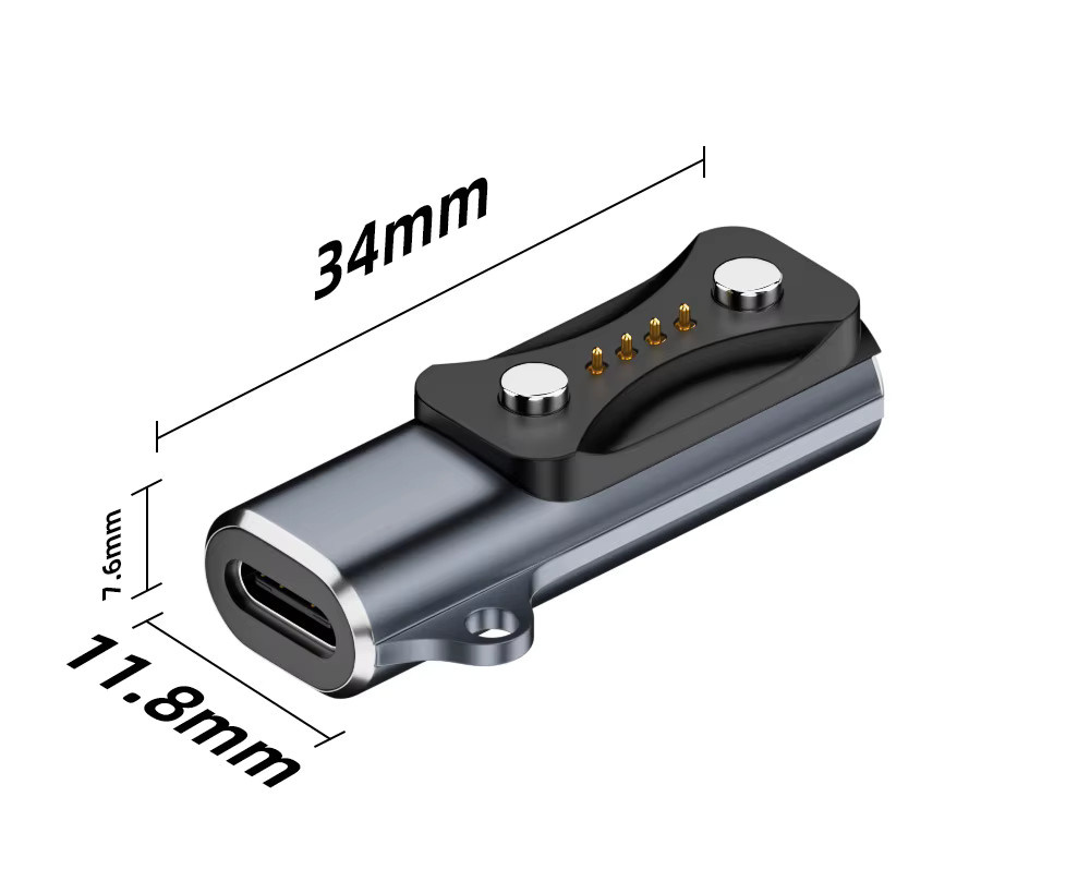 Polar Magnetisches USB-C Ladegerät für Polar Pacer, Ignite 3, Vantage V3, Vantage M3 und Grit X2 Pro, 5W, Grau - Bild 5