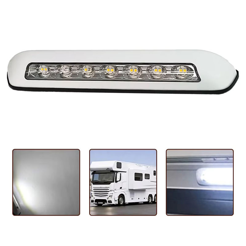 SUITU LED Außenleuchte IP67 wasserdicht für Caravan und Anhänger, weiße SMD Lichtleiste für Markise, Veranda oder Innenwand, 12V/24V - Bild 7