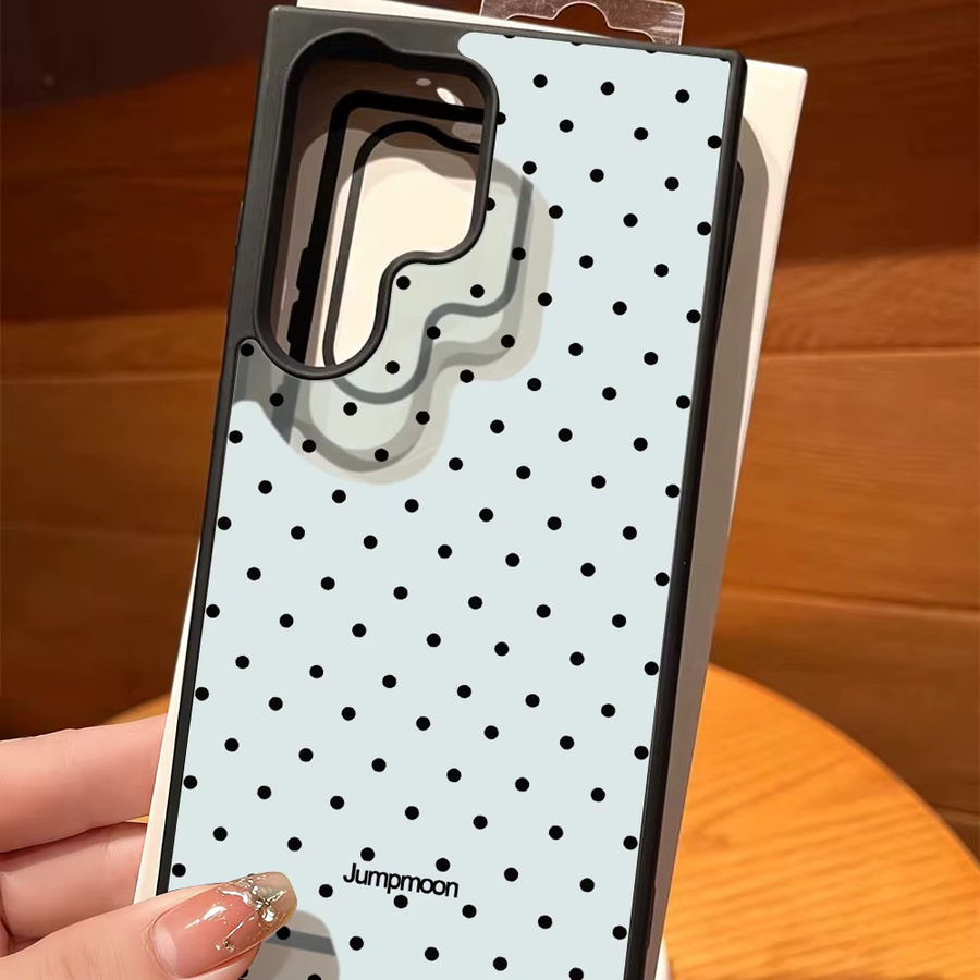 Samsung Handyhülle mit Polka Dots Design und Lanyard für Galaxy A16 A56 5G A17 A55 A54 A36 A07 A26 S25 S26 Ultra S24 FE S23 im Koreanischen Stil - Bild 4