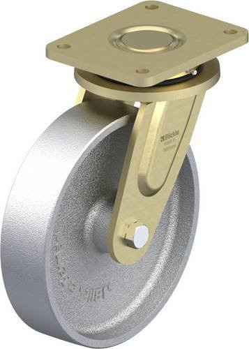 Blickle LS-G 250G Lenkrolle in Silber aus Stahl mit einem Rad-Durchmesser von 250 mm und einer Tragfähigkeit von maximal 1400 kg - Bild 1