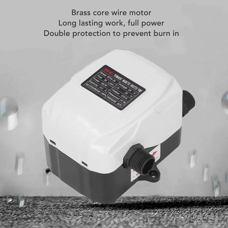Automatische Druckerhöhungspumpe für Küchenspüle und Dusche, 180 W, Farbe: Weiß - Bild 3