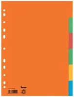 Bene Ordnerregister A4 in Orange und Multicolour aus Papier - Bild 1