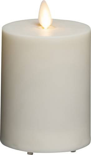 Konstsmide LED-Kerze Creme-Weiß mit Fernbedienung und Timer für die Weihnachtsbeleuchtung, Durchmesser: 7,6 cm, Höhe: 13,0 cm - Bild 1