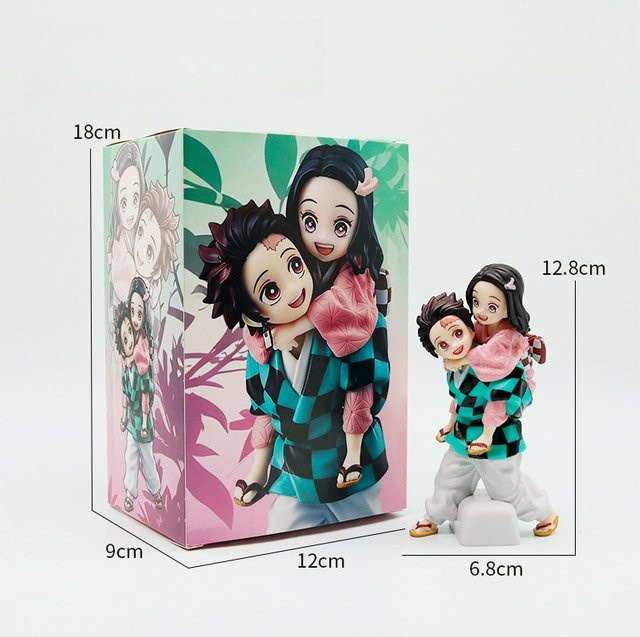BANDAI Demon Slayer Tanjirou Nezuko Muichirou Immortal Bond Actionfigur - Bild 1