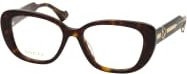 Gucci GG 1559OK Korrektionsbrille, Rund, Vollrand, Kunststoff, Braun, Damen - Bild 1