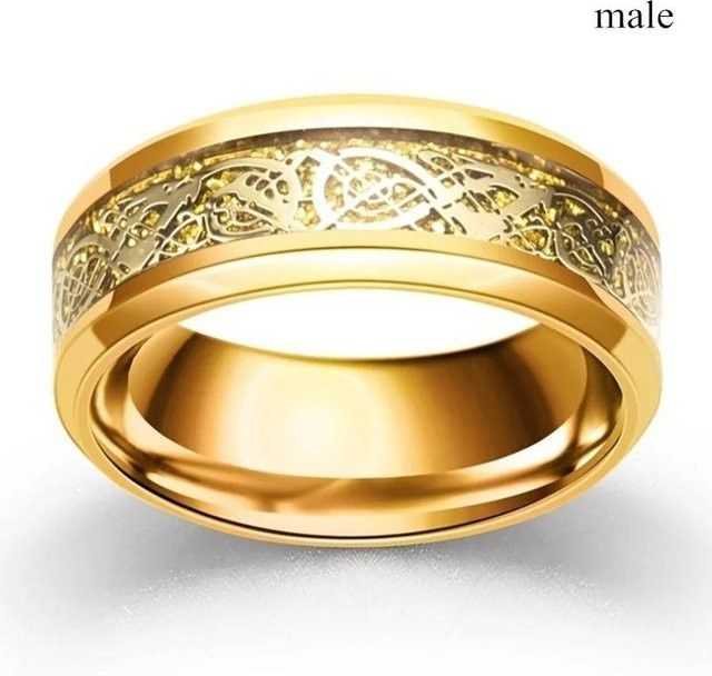 YIRAN Partnerringe Set, Edelstahl, Zirkonia, Weiß, Unisex - Bild 1