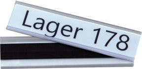 Eichner Magnetischer Etikettenhalter aus transparentem PVC - Bild 1