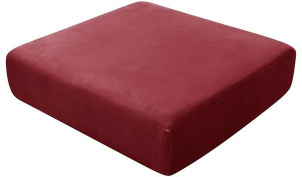 Airldianer Samt Kissenbezug in Rot, elastischer und schmutzabweisender Schonbezug für Sofa und Stühle - Bild 1