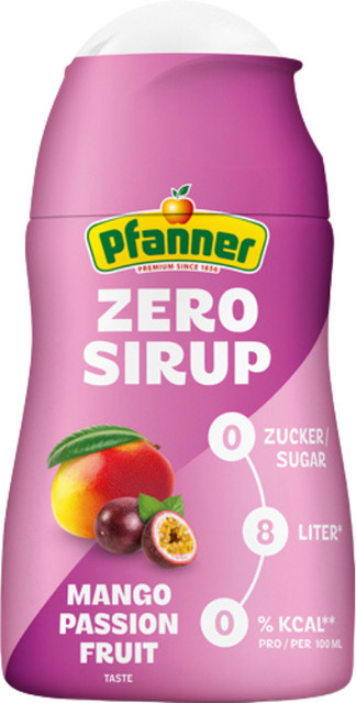 Pfanner ZERO Sirup Mango-Passionsfrucht, 0,057 l - Bild 1