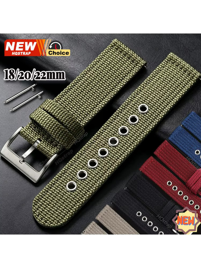 HQstrap Uhrenarmband Nylon, Schnellverschluss, Damen und Herren - Bild 4