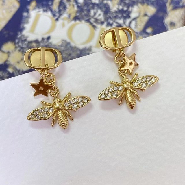 sayhello Bienenohrringe, Gold, Zirkonia, Damen - Bild 1