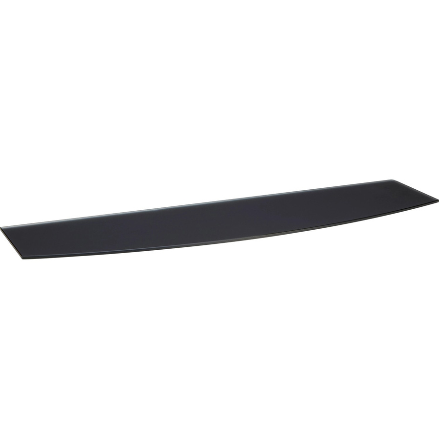 Glasregal Bransley in Schwarz mit modernem Design, B/T/H: 80 x 20 x 0,6 cm - Bild 2