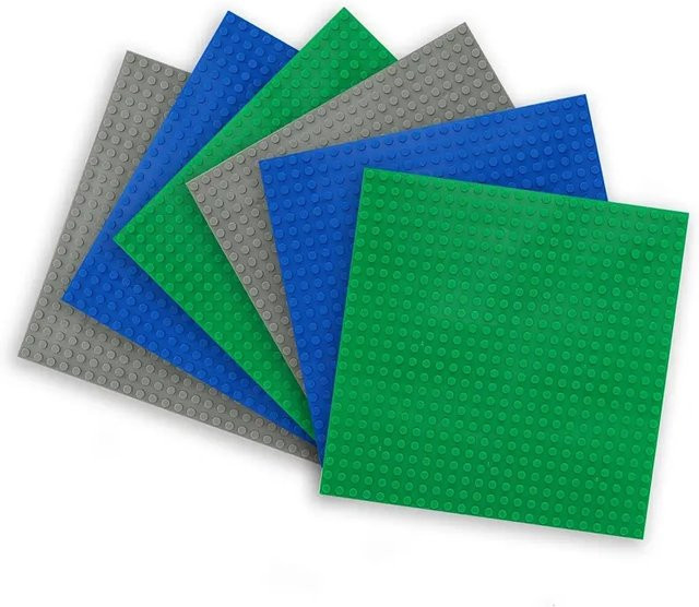 AMAZINGBLOKS Grundplatte Bausteine Platten Zubehör, 6-teiliges Set - Bild 1