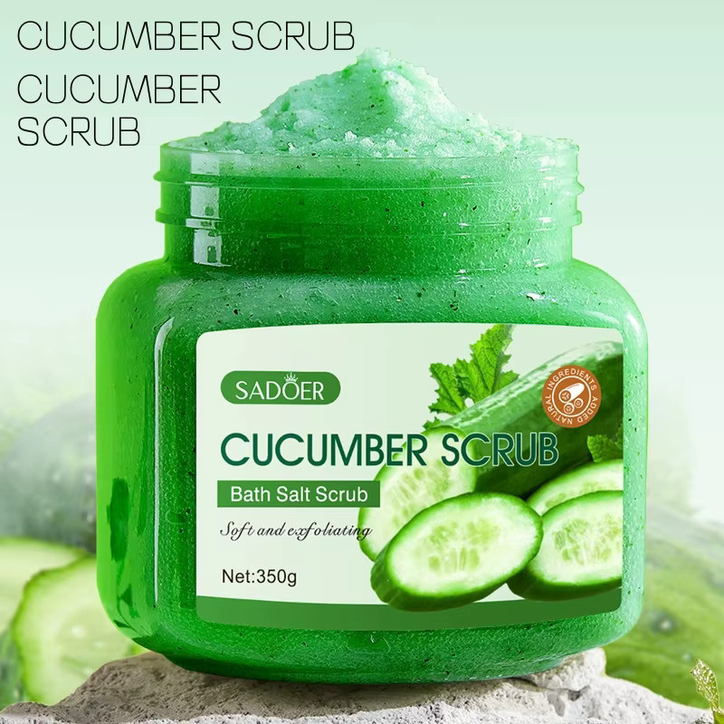 SADOER Gurken-Peeling Dusch- und Badegel, 350g, Unisex - Bild 2