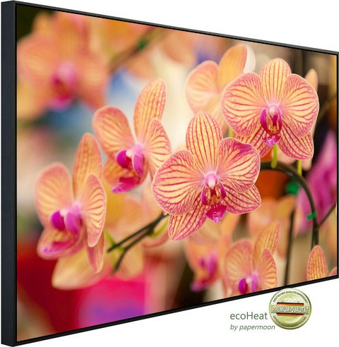papermoon EcoHeat Infrarotheizung Blumen Matt-Effekt bunt mit App-Steuerung und WLAN - Bild 1