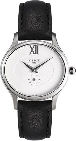 Tissot Armbanduhr, Quarz, Edelstahl, Leder, Weiß, Damen - Bild 1
