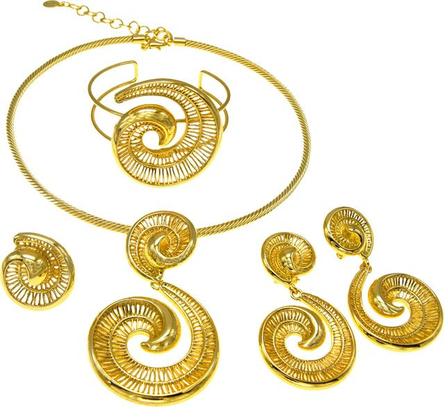 SYHOL Schmuckset, Gold, Damen, Hochzeit - Bild 1