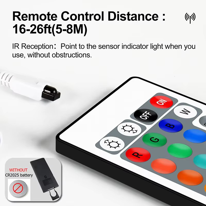 Acosh RGB Neon-Seilbeleuchtung mit Fernbedienung, flexible LED-Streifen in Multicolour für deine Gaming-Raumdekoration via USB - Bild 5