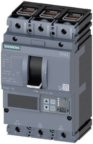 Siemens 3VA2110-8KQ36-0AA0 Leistungsschalter in Grau mit einem Einstellbereich von 40 - 100A und einer maximalen Schaltspannung von 690 V/AC - Bild 1