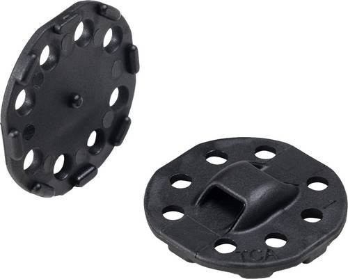 HellermannTyton Pastensockel PMB3-PA666V0-BK Schwarz - Bild 1
