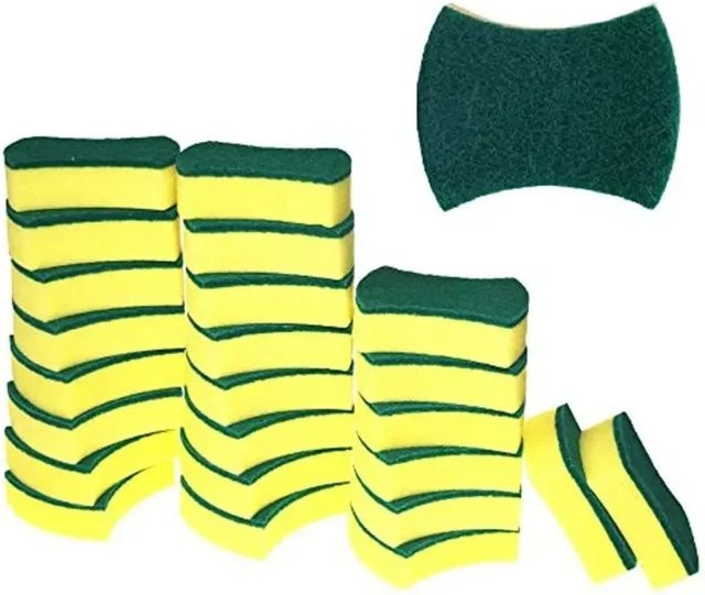 Mehrzweck-Reinigungsschwamm-Set mit 12, 24 oder 36 Stück für die Küche und den Haushalt zur Fleckenentfernung und zum Geschirrspülen - Bild 1