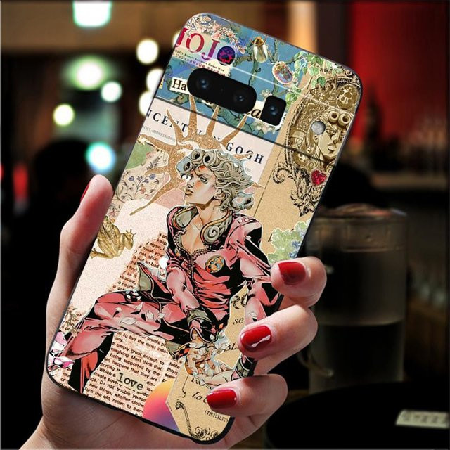 Handyhülle im JoJo's Bizarre Adventure Design für Google Pixel 10 Pro, 9 Pro XL, 8, 7, 6 Pro und weitere Modelle, Multicolour - Bild 1