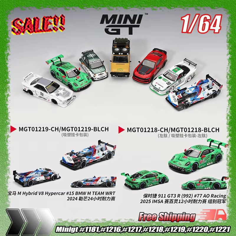 Bburago Minigt Porsche 911 GT3 R (992), Legierungsmodell, 1:64 - Bild 2