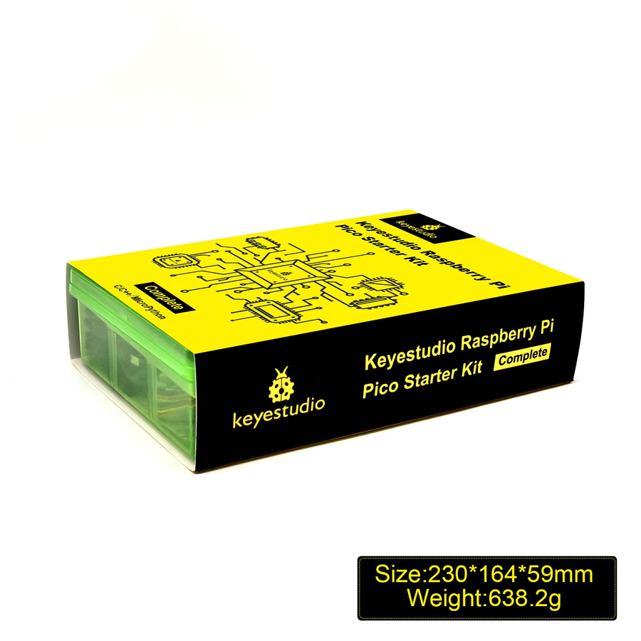 Keyes Studio Raspberry Pi Pico Starter Kit mit 33 Projekten zur Unterstützung von MicroPython und Arduino - Bild 2