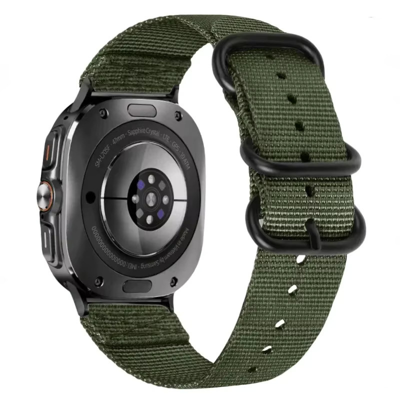 Samsung Uhrenarmband Nylon, Schwarz, Unisex - Bild 4